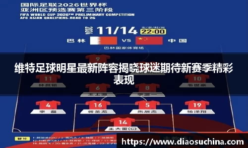 维特足球明星最新阵容揭晓球迷期待新赛季精彩表现